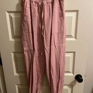 Love Tree Pink Drawstring Pants